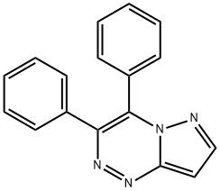 3,4-Diphenylpyrazolo[5,1-c][1,2,4]triazine Struktur