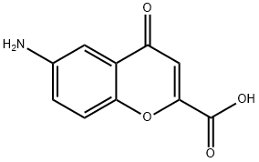 4H-1-BENZOPYRAN-2-CARBOXYLIC ACID, 6-AMINO-4-OXO- Structure