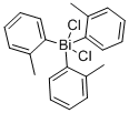 トリ-o-トリルビスマス ジクロリド 化学構造式