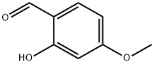 2-Hydroxy-4-methoxybenzaldehyde Struktur