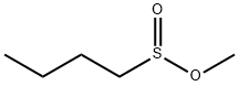 ブタン-1-スルフィン酸メチル 化学構造式