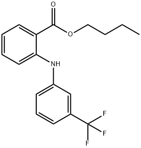 氟灭酸丁酯, 67330-25-0, 结构式