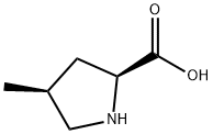 (4S)-4-甲基-L-脯氨酸 结构式