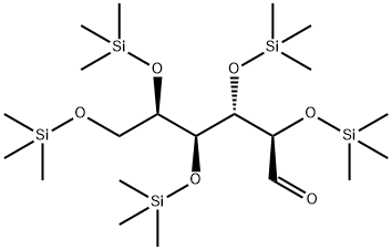2-O,3-O,4-O,5-O,6-O-Pentakis(trimethylsilyl)-D-galactose Structure