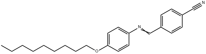p-氰基苄烯-p-壬基苯胺 结构式