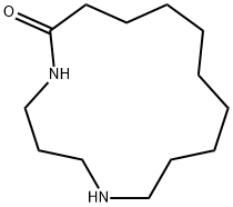 1,5-Diazacyclopentadecan-6-one Structure