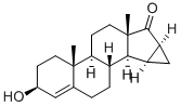 15,16-Dihydro-3-hydroxy-3'H-cycloprop[15,16]androsta-5,15-dien-17-one Structure