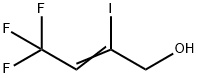 4,4,4-トリフルオロ-2-ヨードブト-2-エン-1-オール 化学構造式