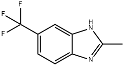 2-METHYL-5-TRIFLUOROMETHYL-1H-BENZIMIDAZOLE Struktur