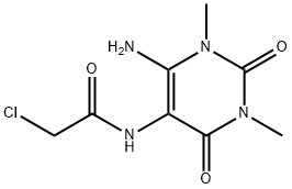 Uracil,  6-amino-5-(2-chloroacetamido)-1,3-dimethyl-  (7CI,8CI) Structure