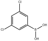 3,5-ジクロロフェニルボロン酸 化学構造式