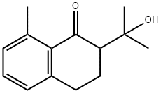 1(2H)-Naphthalenone,  3,4-dihydro-2-(1-hydroxy-1-methylethyl)-8-methyl- 结构式