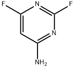 4-氨基-2,6-二氟嘧啶, 675-12-7, 结构式