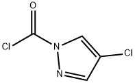 1H-Pyrazole-1-carbonyl chloride, 4-chloro- (9CI) 结构式