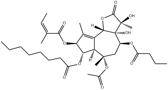 毒胡萝卜素, 67526-95-8, 结构式