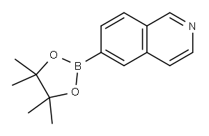 6-(4,4,5,5-tetramethyl-1,3,2-dioxaborolan-2-yl)isoquinoline Structure
