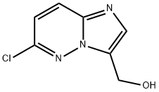 6-氯咪唑并[1,2-B]哒嗪-3-甲醇 结构式