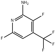2-AMINO-3,6-DIFLUORO-4-(TRIFLUOROMETHYL)PYRIDINE Structure
