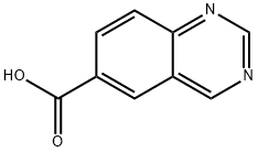 喹唑啉-6-羧酸 结构式