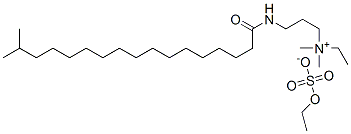 ethyldimethyl[3-[(1-oxoisooctadecyl)amino]propyl]ammonium ethyl sulphate Structure
