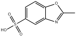 2-メチルベンゾオキサゾール-5-スルホン酸 化学構造式