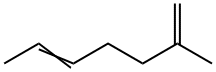 2-メチル-1,5-ヘプタジエン 化学構造式