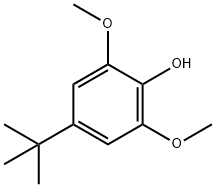 4-tert-ブチル-2,6-ジメトキシフェノール 化学構造式