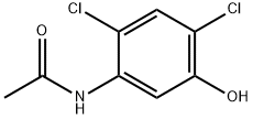 N-(2,4-DICHLORO-5-HYDROXYPHENYL)ACETAMIDE 结构式