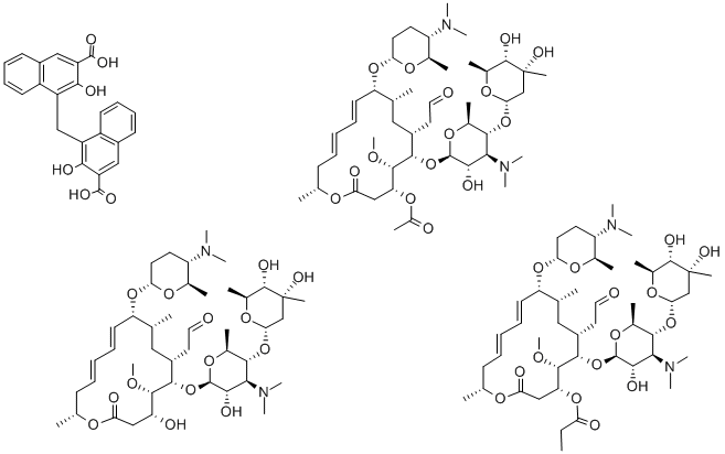 恩波酸螺旋霉素, 67724-08-7, 结构式