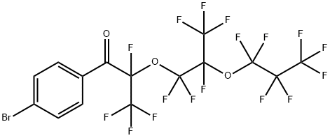 4-BROMOPHENYL PERFLUORO(1,4-DIMETHYL-2,5-DIOXAOCTYL) KETONE Structure
