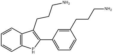 BIS(3-AMINOPROPYL)PHENYLPHOSPHINE Struktur
