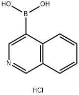 ISOQUINOLINE-4-BORONIC ACID HYDROCHLORIDE Structure