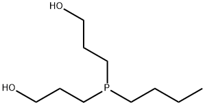 n-Butylbis(3-hydroxypropyl)phosphine Oxide 结构式