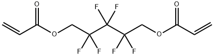 2,2,3,3,4,4-HEXAFLUORO-1,5-PENTYL DIACRYLATE Struktur