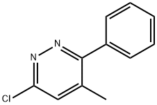 6-CHLORO-4-METHYL-3-PHENYL-PYRIDAZINE 结构式