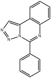 5-Phenyl[1,2,3]triazolo[1,5-c]quinazoline 结构式