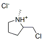 (S)-2-(chloromethyl)-1-methylpyrrolidinium chloride, 67824-38-8, 结构式