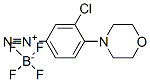 3-chloro-4-(morpholino)benzenediazonium tetrafluoroborate|