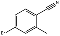 4-ブロモ-2-メチルベンゾニトリル 化学構造式