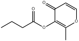 2-甲基-4-氧代-4H-吡喃-3-基丁酸酯 结构式