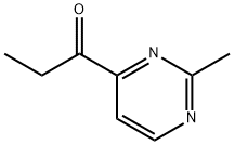 1-Propanone, 1-(2-methyl-4-pyrimidinyl)- (9CI) 结构式
