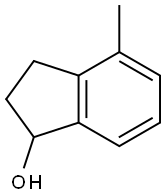 2,3-DIHYDRO-4-METHYL-1H-INDEN-1-OL Structure
