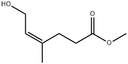 (Z)-6-ヒドロキシ-4-メチル-4-ヘキセン酸メチル 化学構造式