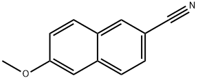 6-メトキシ-2-ナフタレンカルボニトリル 化学構造式