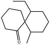 Spiro[5.5]undecan-1-one, 7-ethyl-11-methyl- (9CI) Structure