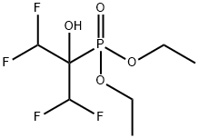 [1-(ジフルオロメチル)-2,2-ジフルオロ-1-ヒドロキシエチル]ホスホン酸ジエチル 化学構造式