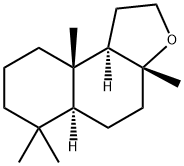 (-)-アンブロキシド 化学構造式