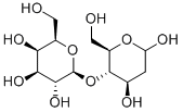 2-DEOXY-4-O-BETA-D-GALACTOPYRANOSYL-D-ARABINO-HEXOSE 结构式