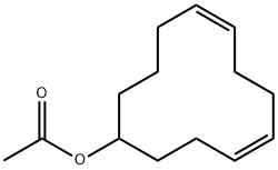 cyclododeca-4,8-dien-1-yl acetate 结构式