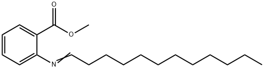 methyl 2-(dodecylideneamino)benzoate 结构式